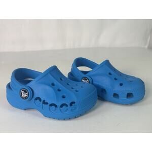 Crocs Baya Clogs - Toddler Baby Size 6c - Blue Unisex Shoes